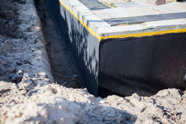 Residential Waterproofing installation at a New Plymouth, OH home by SJ Waterproofing Pros